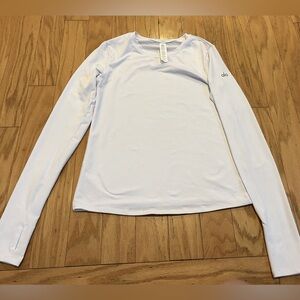 Alo alosoft finesse long sleeve shirt size XS